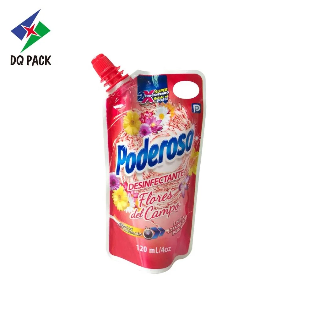 doypack stand up bags with spout for juice packing