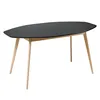 Modern extendable dining table designs teak wood table From China