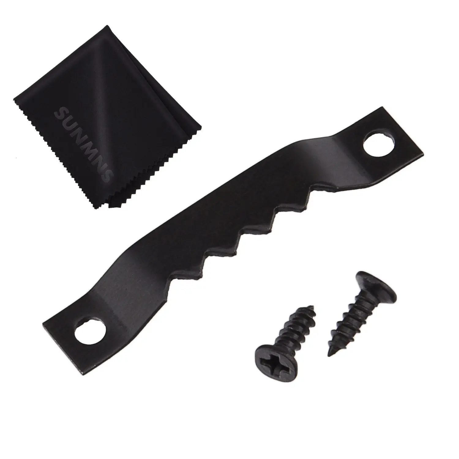 Sunmns 150 Pack Sawtooth Picture Photo Frame Hangers with Screws Black