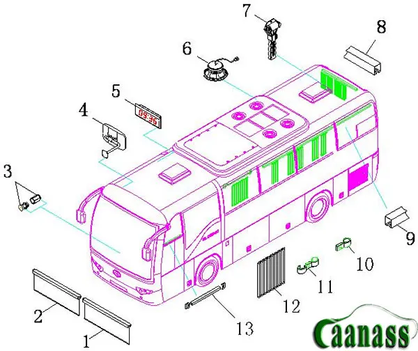 Автобус higer klq6129q схема рассадки