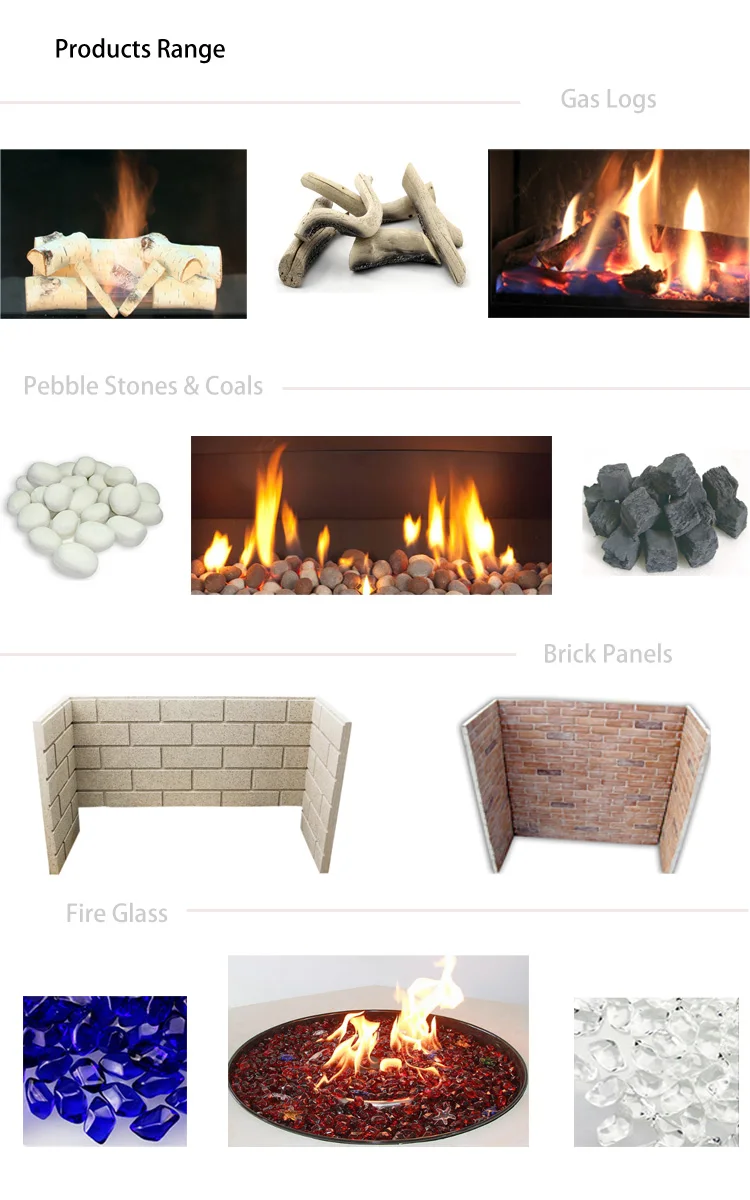 Gas Log Ceramic Pebble Stones For Gas Fireplace Ethanol Alcohol