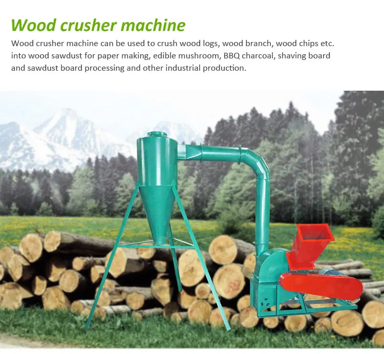 Large Capacity Wood Crusher Grind Wood Crushing Machine Price