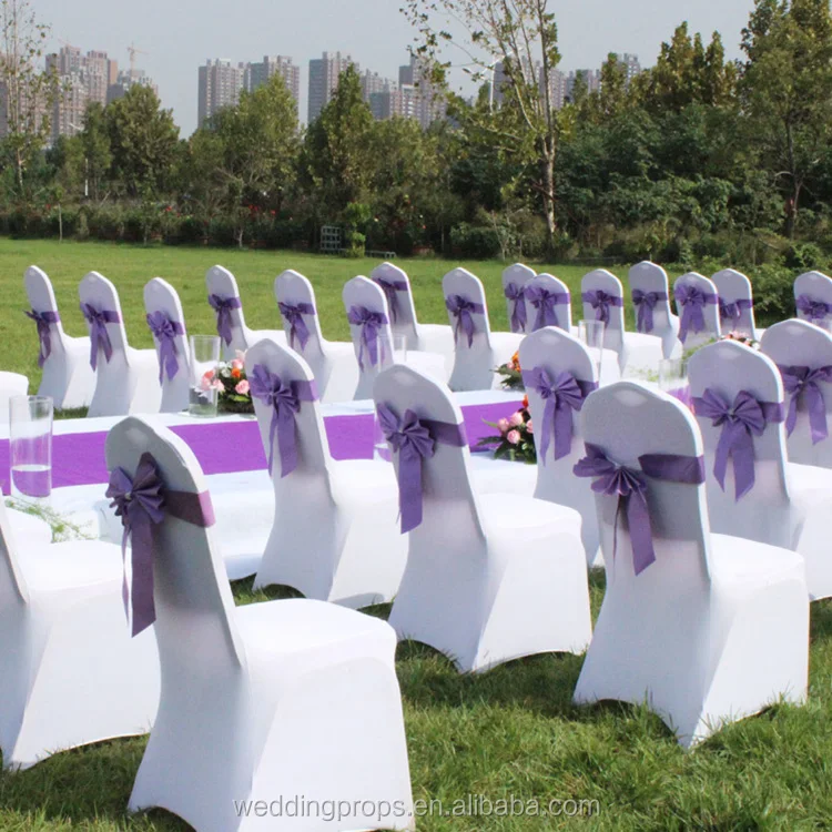 Wholesale Cheap Wedding Decoration Lycra Spandex Chair Covers 1.00 For
