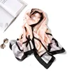 2019 Lady Fashion Elegant Spring 180*90cm Long Imitated Silk Satin Scarf