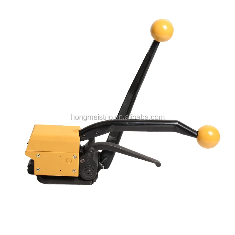Buckle Free Sealless A333 Manual steel tensioner machine strapping tool