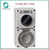 56CV315/310 IP66 waterpoof outdoor 3 flat pin 10A 15A 20A 32A 40A 50A flat and round pin combo switch and socket
