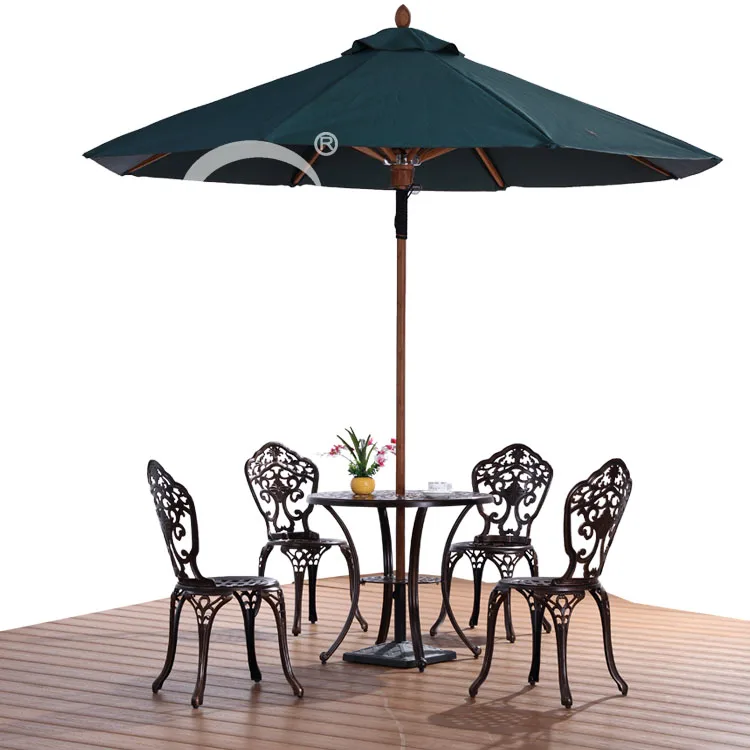 Resistance Customized Outdoor Bamboo Patio Beach Umbrella Strong Wind