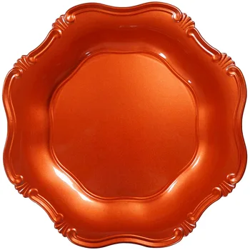 Pz25780 Antique Pink Decorative Plastic Plate Buy Plastic Plate