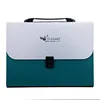 A4Plastic Portable File Folder Test Paper 13 Grid Large Expanding Wallet Document Clip Hand Bag School Office Business Supplies