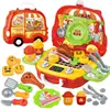 Children's Play House DIY Toys For Kids Kitchen Utensils Cutlery Dressing Table Simulation Model Role-playing Child Toys Set