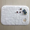 Most popular custom thicken cotton bath rug embroidered hotel plush bath mat