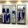 Garment shop clothing shop metal round clothes display rack, mens clothes display rack