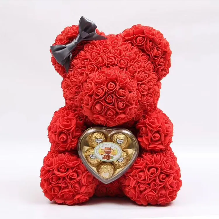 rose bear artificial