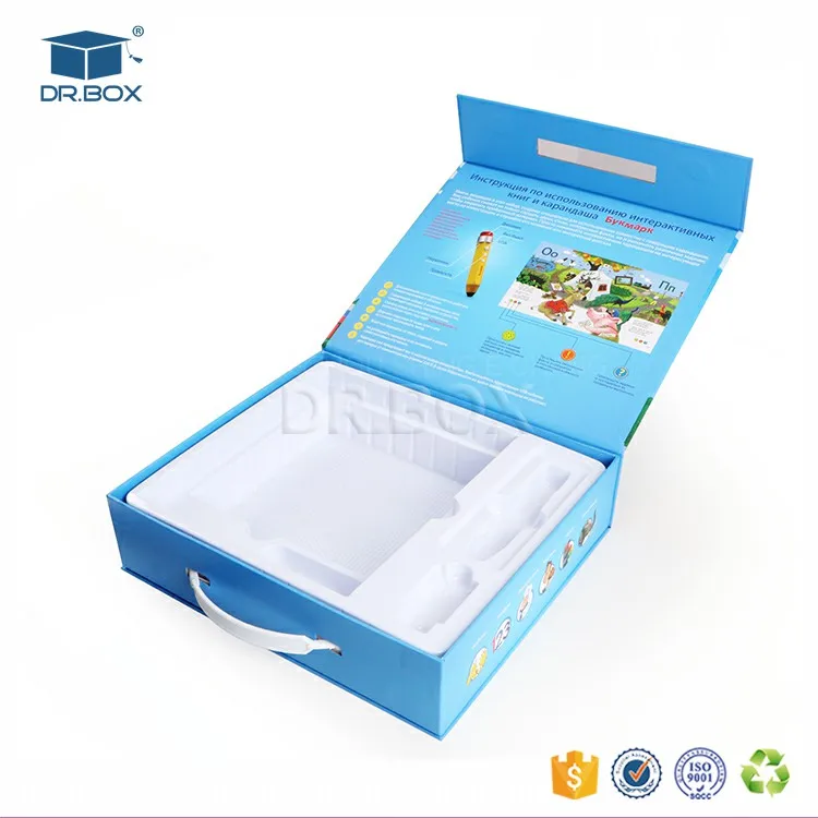 Custom Foil Stamping Paper Suitcase Gift Box Cardboard Luggage For Children Toy Packing With