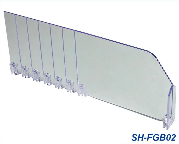 Adjustable Grocery Transparent Shelf Dividers Used In Supermarket Buy