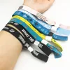 Custom Free Sample Attractive gift item festival woven wristband