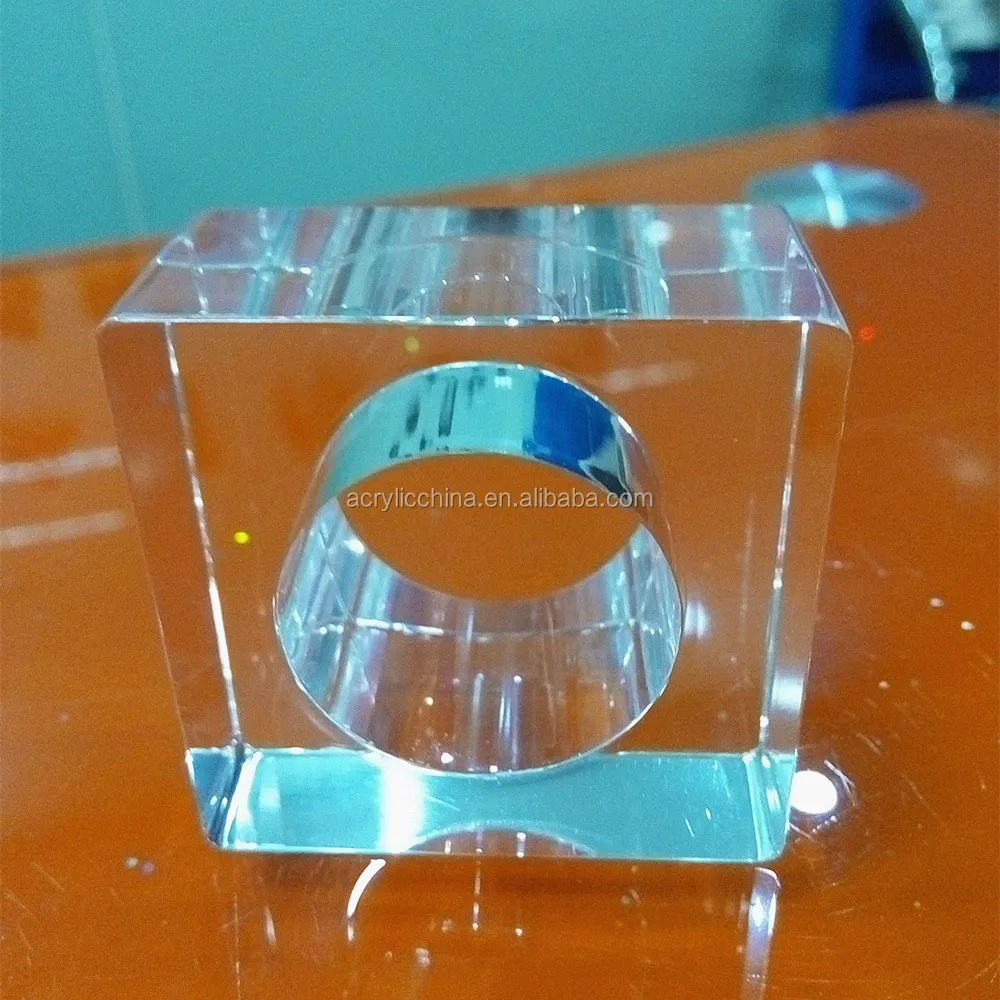 Simple Square Clear Acrylic Napkin Rings 6.jpg