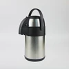 Fashion style 2500ml stainless steel wide kettle thermos tea coffee pot vacuum air pump pot with handle