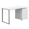 L shape black wooden office computer tables laptop desks wholesale
