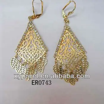 Whole Models Of Gold Earrings Arabic Style Jewelry Hanging Whole Models Of Gold Earrings Arabic Style Jewelry Hanging