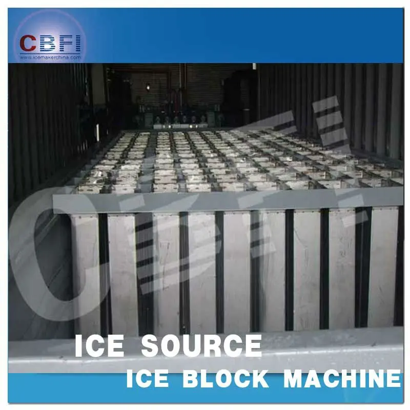 flexible pipe installation easy to move block ice plant