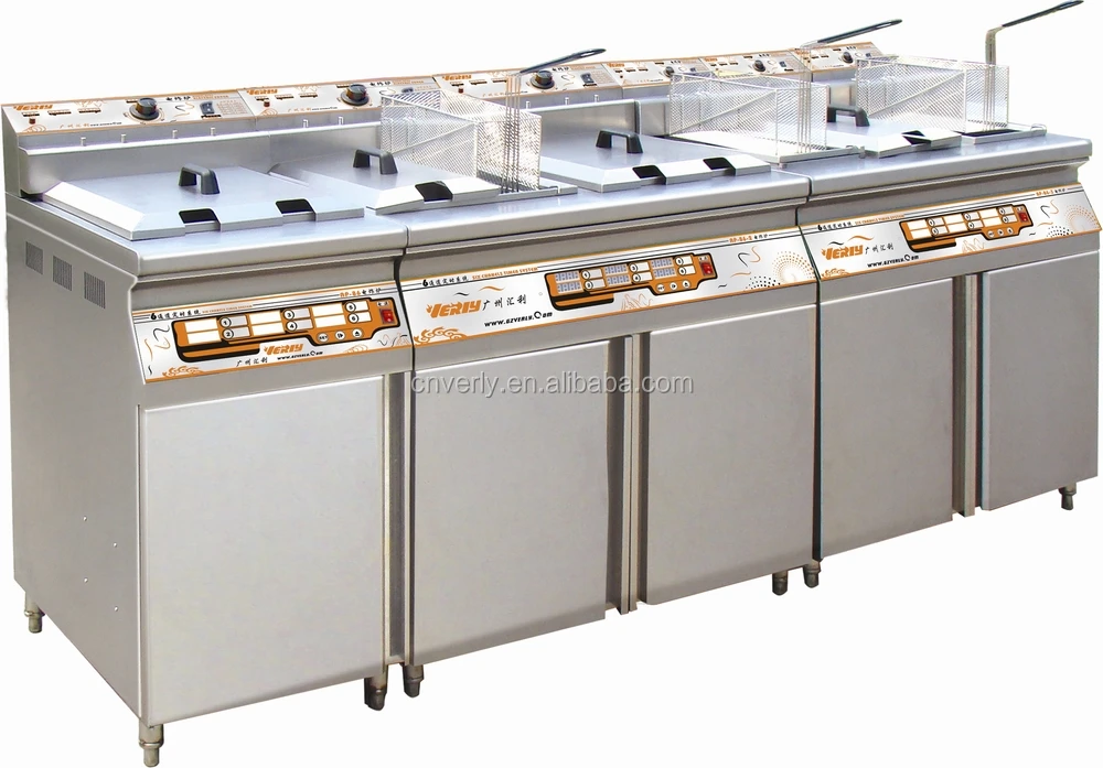 Electric Standing Fryer/ Deep Tank Fryer/ 2 Tank 4 Basket / Double 30 L