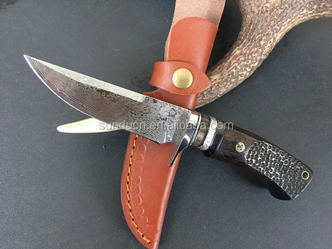 damascus steel hunting knife