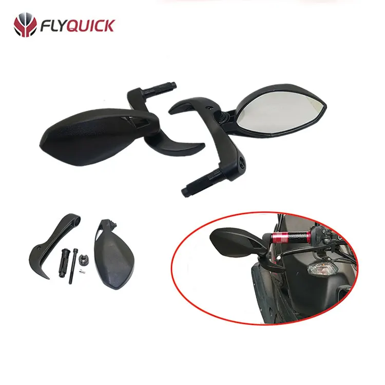 Sf150 Motorcycle Hand Handguard Protection 22mm Rear View Bar End Mirror With Handlebar Guard