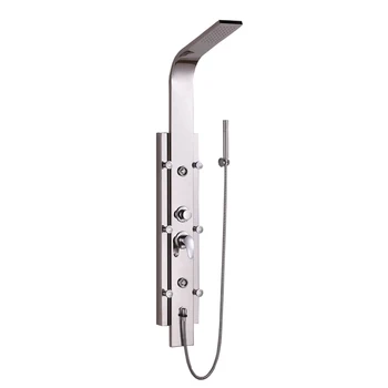 Shower System With Rain Showerhead With Hand Shower And Tub Spout