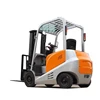 Four-wheelcounterbalanced weight electric forklift