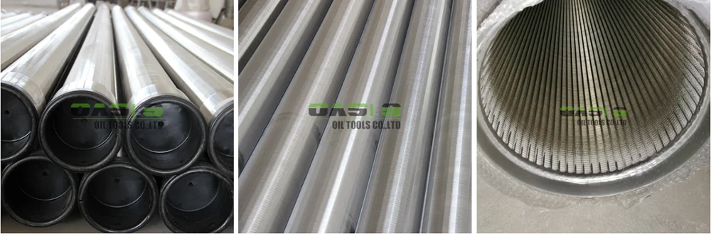 DIN4935 Slot20 Wire Wrapped Screen/Water Well Strainer Screen with STC Thread Connection