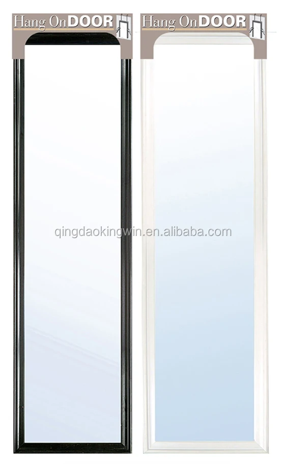 Hanging Over The Door Mirror In White And Black Buy Hanging Door Mirror Over The Door Mirror Black Door Mirror Product On Alibaba Com