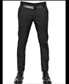 HOT 2016 spring men plus size patchwork leather slim casual pants hairstylist pants nightclub costumes ankle