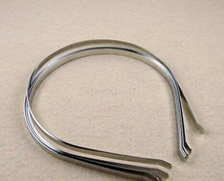 5mm Width Custom Plain Bulk Metal Headband For Diy Hair Accessories