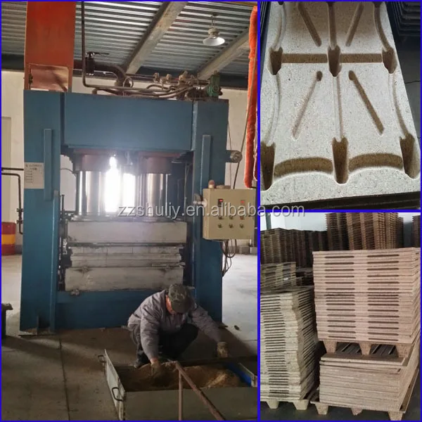 Compressed Waste Wood Pallet Price / Compressed Sawdust Pallet Machine