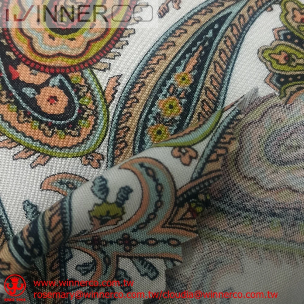 African print 100% rayon plain fabric in floral print