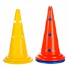 52x30cm perforated round roadblock Speed Training plastic soccer mark cone