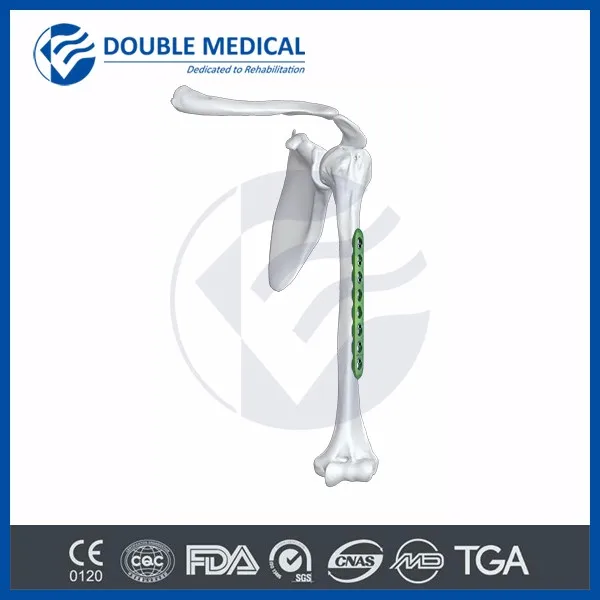 Humeral Shaft Locking Plate Orthopedic Implants,Titanium Fracture Plate