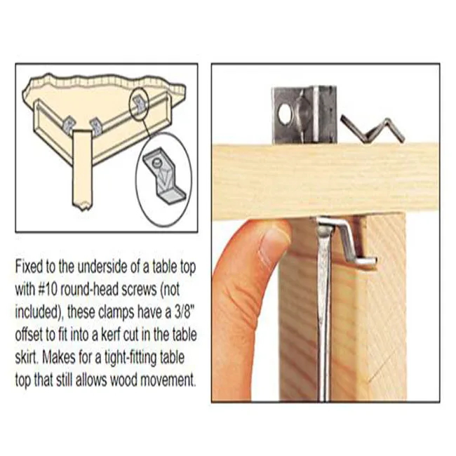 Bracket Table Top Fasteners