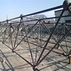 Customized plant steel structure space frame with welded nodes grid structure