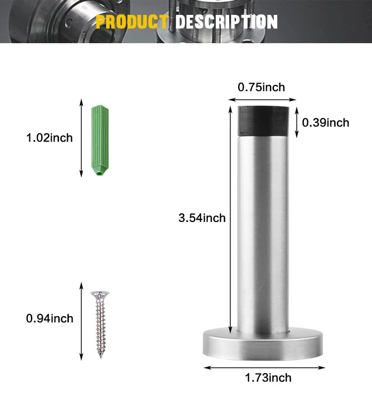 Molded Rubber Door Stop,Bathroom Glass Shower Door Stopper For Glass