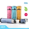 Christmas gifr tower design stainless steel vacuum water bottle
