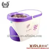 deluxe square pedal spin mop bucket floor cleaning mop
