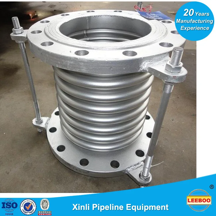 flange type metal bellows expansion joints resistant vibration