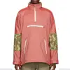 OEM Service Custom Logo High Quality mens hoodie Long sleeve nylon chambray Windbreaker Jackets