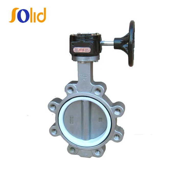 Stainless Steel CF8 CF8M Lug Type Butterfly Valve
