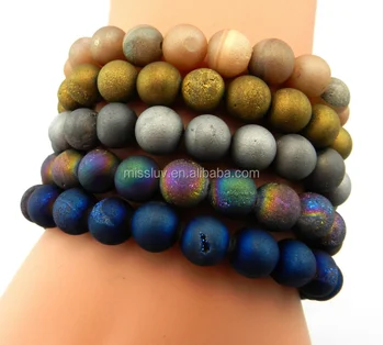 Mineral Beads Bracelets New Design Semi Precious Stone Mineral Beads Bracelets New Design Semi Precious Stone Natural Energy Prayer
