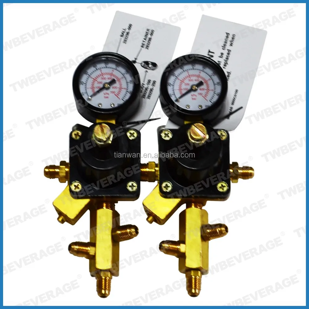 Dual Pengukur Co2 Tekanan Rendah Regulator Buy Dual Pressure Gauges