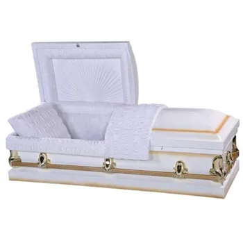 Glitter Casket Glass Cover Coffin