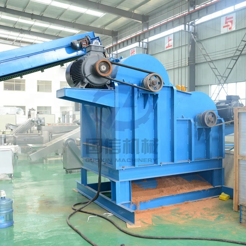 Professional Coconut Coir Extracting Machine Oil Palm Fiber Processing ...